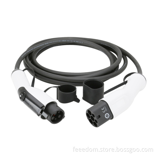 Portable EV Charger Gun Type2- Type1 US and European Standard Mode 3 EV Cable Extring Cable